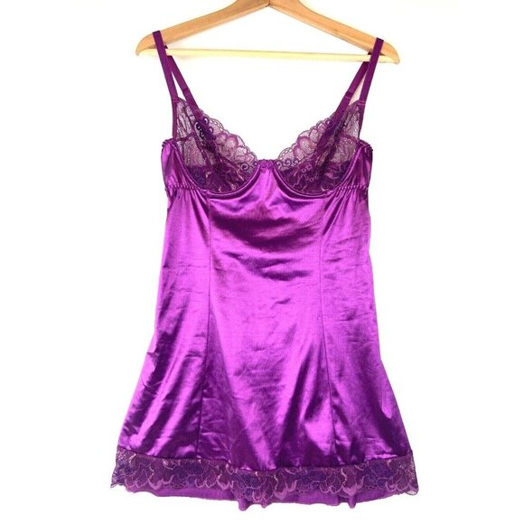 The Escanté Collection Women's Nightdress & Thong Raspberry Color Size X… - Picture 1 of 12